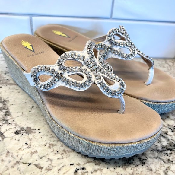 Volatile Rhinestone Sandals - Picture 4 of 5